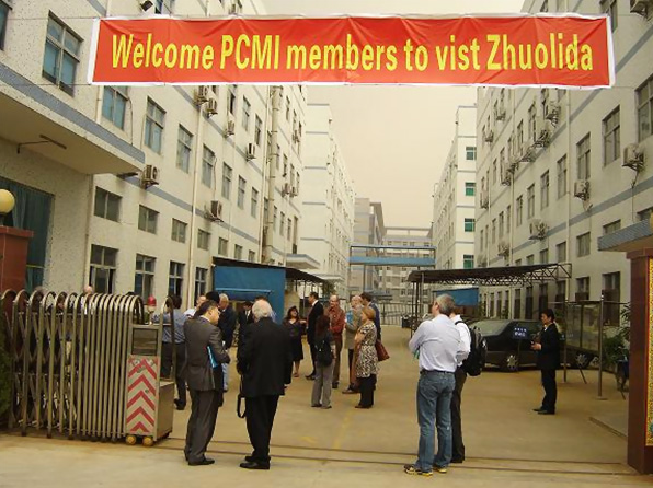 The etching industry association PCMI organized a visit to zhuolida
